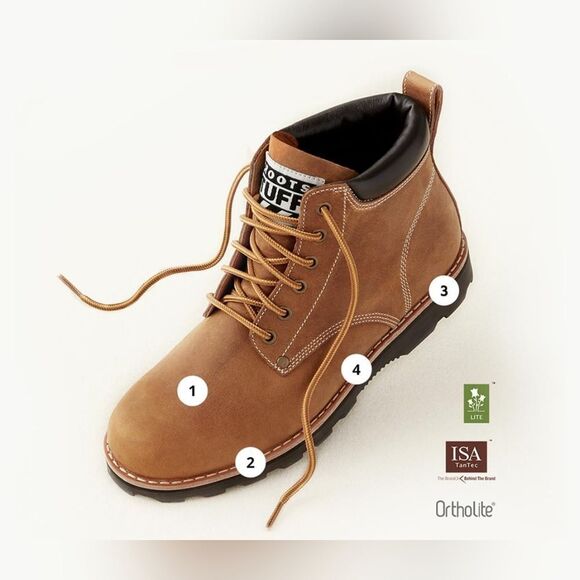 Limited Edition Roots x Fred VanVleet Tan Brown Leather Tuff Boots Sz 7 - Picture 1 of 7